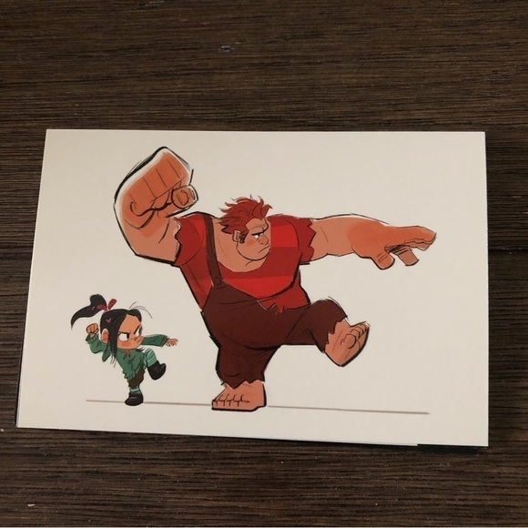 Disney Pixar Movie Postcards: Wreak it Ralph 5 pack. - Picture 2 of 7